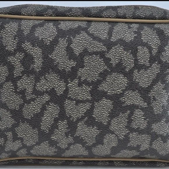 YVES Saint Laurent Coated Canvas Clutch/Handbag/Toiletry/ Cosmetic Bag - Picture 2 of 11